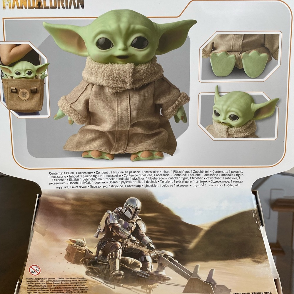 NWT Star Wars Mandalorian Baby Yoda Talking Plush Toy - Picture 4 of 8